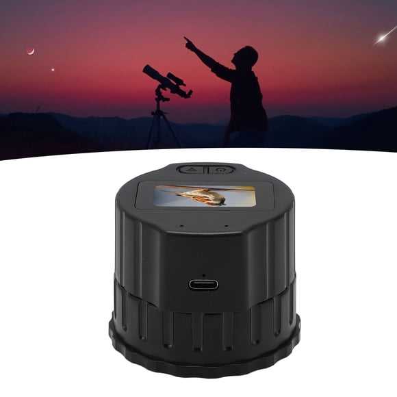 Ocular Electrónico Inalámbrico, Pantalla Negra De 1,5 Pulgadas, Ocular Inalámbrico WiFi Para Telescopio De 28 Mm A 50 Mm Para Viajes Y Senderismo