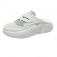 thumbnail image 4 of Women Sandals Lazy White Shoes Half Slippers for Hiking Shorts Spring Summer 35, 4 of 9