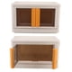thumbnail image 3 of Contenedor de Almacenamiento Plegable Apilable de 32 L con Puerta Frontal Abierta con Tapa Puede Abrir Fácilmente la Puerta para Sacar Artículos sin Quitar la Tapa ANGGREK Otros, 3 of 8