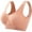 Pink, variant on FFzzwan Sports Bras for Women Seamless Wireless - Full Coverage Comfort Lingerie Designed for Plus Size Workout Daily Wear