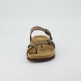 thumbnail image 3 of Sandalias CUSHIONAIRE Luna con plantilla de corcho para mujer, color marrón, talla 8, 3 of 6