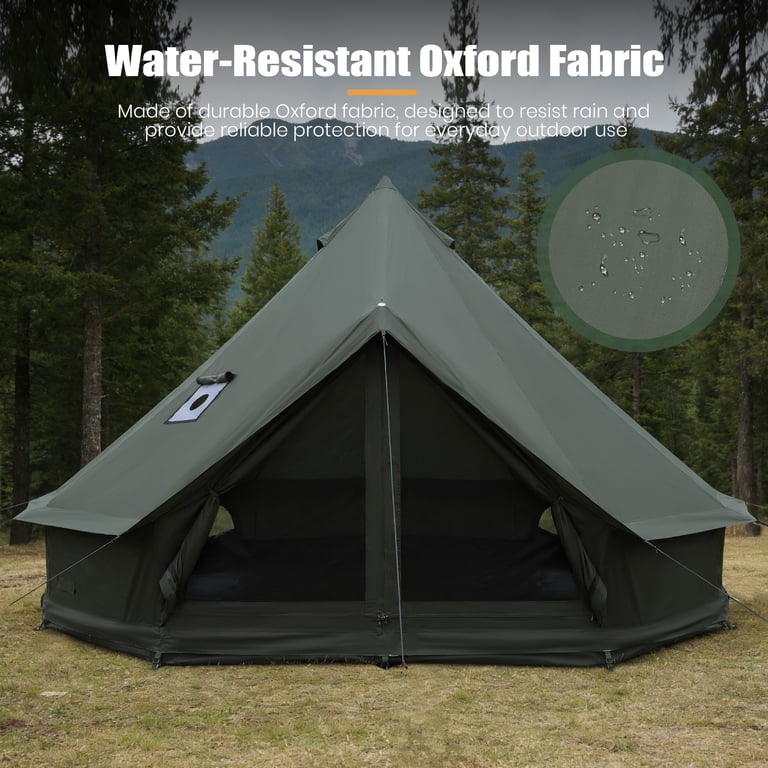 LVUYOYO Luxury Oxford Fabric Bell Tent, Yurt Canvas Tent with