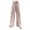 Pink, variant on Mrat Women Dress Pants Full Length Pants Ladies Fashion Summer Solid Casual Pocket Elastic Waist Long Pants Boho Pants Female Green XL