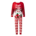 thumbnail image 2 of Meihuid Matching Family Christmas Pajamas Sets Holiday PJ's with ELF Printing Loungewear Sleepwear, 2 of 10
