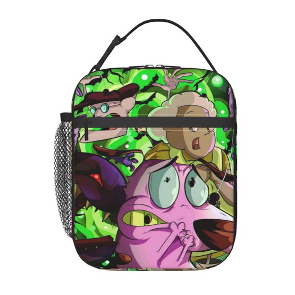 Courage The Cowardly Dog Lunch Bag Portable Lnsulation Lunch Box-SYS470