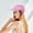 Pink, variant on Women's Cotton Printed Triangle Headscarf with Brim,Adjustable Sun Hat Scarf for Outdoor Beach Travel,Breathable Soft Head Wrap Cap for Daily Wear Green One Size