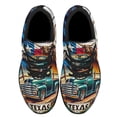 thumbnail image 2 of Texas Pickup Truck Texas Longhorn Cattle Shoes Sneakers Black Size 8.5, 2 of 7