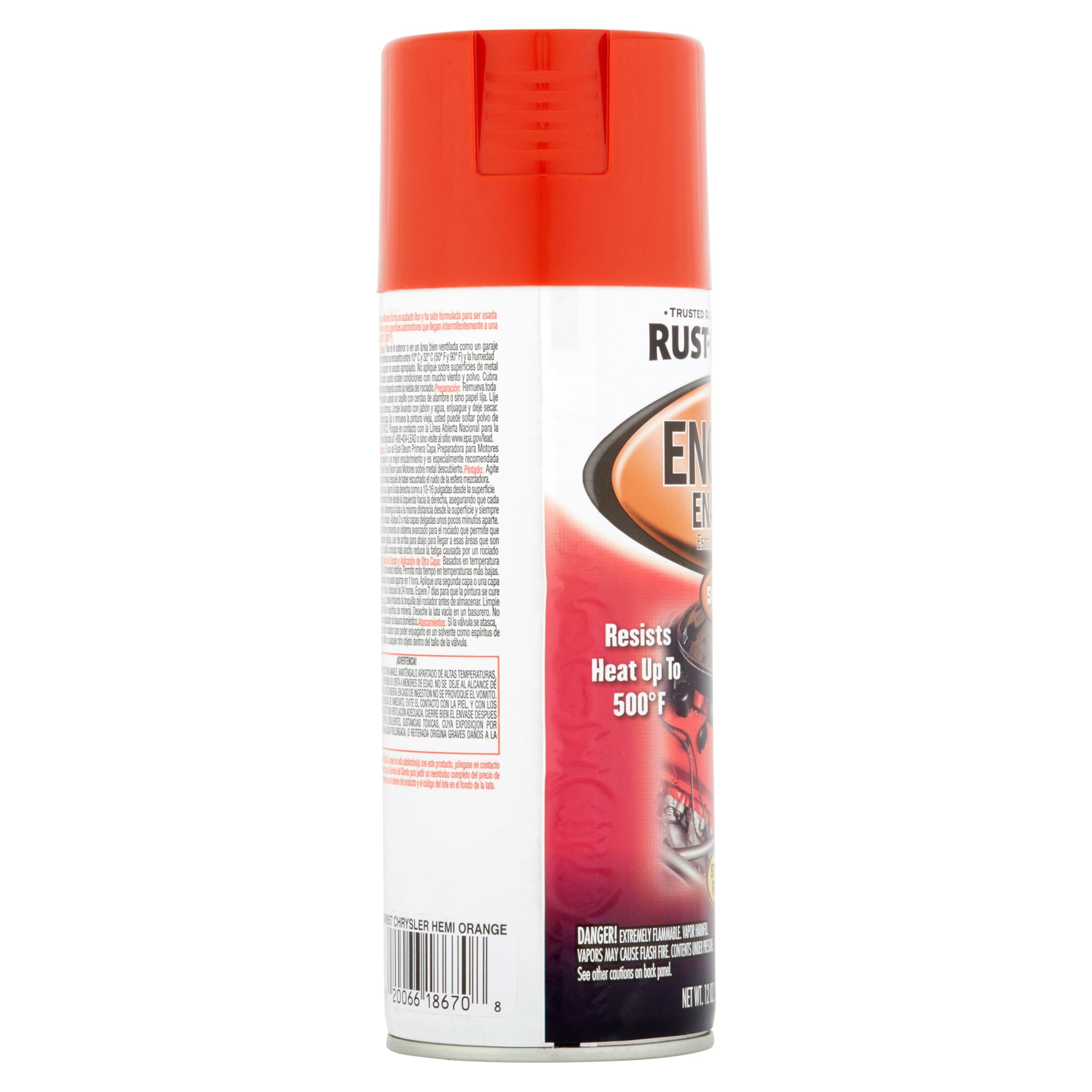 Rust-Oleum Automotive 12 oz. High Heat Flat Red Protective Enamel Spray  Paint 248908 - The Home Depot