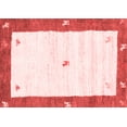 thumbnail image 1 of Ahgly Company Indoor Rectangle Abstract Red Contemporary Area Rugs, 2' x 3', 1 of 4