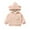 Pink, variant on Godderr Newborn Toddler Winter Coat with Ears Hooded for Baby Boys Girls Cotton Jacket Outerwear Warm Button Cartoon Jacket for 6M-4Y