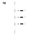 thumbnail image 1 of Lttoisl Anti-Snag Fishing Hook Kit, Pre-Tied Carbon Steel Bottom Rig, Upward Pointing Design for Bass Catfish Trout, Off-Bottom Lure Protection, 10-Pack, 1 of 8