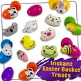 thumbnail image 4 of Stargo 12 Pack Colorful Prefilled Easter Eggs with Mini Plush Toys Bright Plastic Easter Eggs Filled, Basket Fillers for s for Egg Hunts, Party Favors, Goodie Bags, 4 of 6