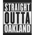 thumbnail image 4 of Old Glory Mens Straight Outta Oakland Short Sleeve Graphic T Shirt, 4 of 6