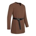 thumbnail image 1 of Hauts à Col en V, Manches pour Hommes, Mode Décontractée Unie Pull à Manches Longues Col en V Blouse, 1 of 7