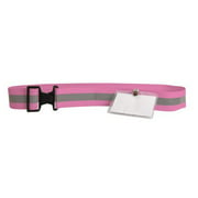 Reflex Belt w/ ID Holder (Pink)