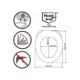 thumbnail image 4 of Toilet seat with easy close fall brake, stainless steel 'fix clip' fixing, White, Duroplastic, Bilbao, 35 x 43.5 cm, 4 of 5