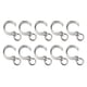 thumbnail image 2 of Anillo para patas de aves, accesorio de acero inoxidable para vuelo de loros al aire libre, entrenamiento de aves, 10 Uds., 2 of 5
