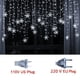 thumbnail image 3 of 3.2M Christmas Light Led Snowflake Curtain Icicle Fairy String Lights Outdoor Garland Home Party Garden 2023 New Year Decoration, 3 of 5