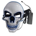 thumbnail image 3 of (2-Pack) Rinsvye Halloween Horror Mask Skull Mask Toy Box Shape Led Cold Light Party Favors Glowing Mask Dance Mask Masks Toy Vehicle Playsets Toy Gas Mask Masks Toy Set, 3 of 5