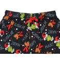 thumbnail image 4 of Dr. Seuss The Grinch Men's AOP Grinch and Max Holiday Design Adult Lounge Sleep Pajama Pants, 4 of 7