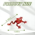 thumbnail image 2 of ACDANC Garden Statues,Eco Friendly Pla Aphrodite Statue,Realistic Frog Figurine Simulated Frog,Red,2.36*1.69*0.59in, 2 of 7