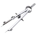 thumbnail image 4 of HLONK Portable Geometry Compass Silver 1Pcs Metal for Students and Designers in Classroom, 4 of 8