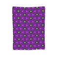 thumbnail image 1 of Purple Triangle Seamless Structure Throw Blanket, Super Soft Anti-Pilling Flannel Blankets, 40"x30", 1 of 8