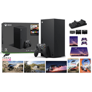 2023 Newest Microsoft Xbox Series X 1TB SSD Gaming Console, Horizon Forza 5 Holiday Bundle, 16GB GDDR6 RAM, 8X Cores Zen 2 CPU, 4K UHD Blu-Ray, 8K HDR + One Controller + Charging Dock + Console Skin
