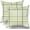 Easter Green Plaid, variant on Easter Pillow Covers 18x18 Set of 2 Spring Pink Green Buffalo Plaid Print Holiday Decorative Throw Pillows Easter Decorations Pillowcase Cotton Square Cushion Cover Decor for Home Couch Bed Soft