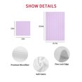 thumbnail image 7 of Purple Kitchen Dish Towels for Drying Dishes Set of 2, Geometric Vertical Striped Solid Rainbow Waffle Weave Microfiber Hand Tea Bathroom Towels Quick Dry & Absorbent Towel 12x12, 7 of 7