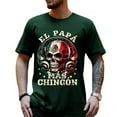 thumbnail image 3 of El Papa Mas Chingon Shirt, Funny Spanish Papa T-Shirt Fabric Cotton Collar, Father's Day Gift, 3 of 7