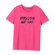 thumbnail image 3 of Camiseta para mujer con cuello redondo y recuerdo de verano para desplazamientos en la playa, uso diario Rosa Rosa, 3 of 7