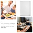 thumbnail image 2 of SHISUYAN Rectangular Tray Dessert Serving Tray Bread Tray Household Food Serve Tray, 2 of 9