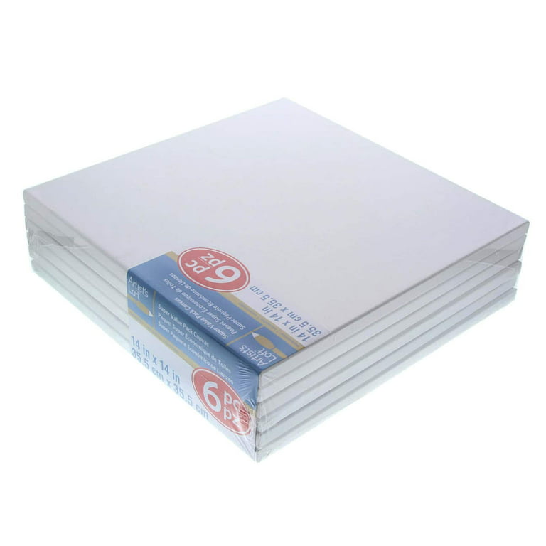 8 ct S: 5 Ct. (40 Total) 8 x 10 Canvas Panel Value ct by Artist's Loft Necessities in White | Michaels