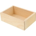 thumbnail image 2 of MRLESS Rectangular Wooden Planter Succulent Pot Flowerpot Multifunction Desktop Storage Box for Cactus Bonsai, 2 of 6