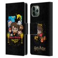 thumbnail image 1 of Head Case Designs Officially Licensed Harry Potter Deathly Hallows I Sorcerer's Stone Leather Book Wallet Case Cover Compatible with Apple iPhone 11 Pro, 1 of 6