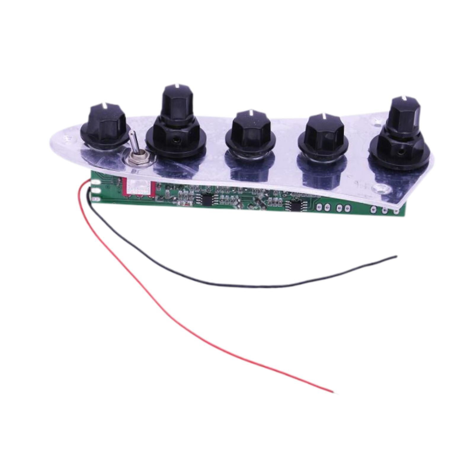 LeeQinersw Electric Guitar Loaded Control Plate Accessories 5 Way Replacement Part for Bass
