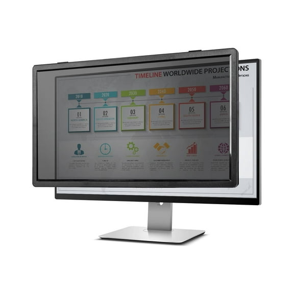 Rocstor PrivacyView Premium Framed Privacy Filter for 24" Widescreen Monitor