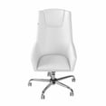 thumbnail image 3 of Bush Furniture Somerset High Back Leather Box Chair in White, 3 of 3