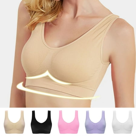 

Reheyre Solid Color Seamless Bra for Yoga A Comfortable and Versatile Choice for Women
