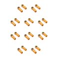 thumbnail image 2 of Vogacara 2 uds soporte de cabeza de bola accesorio de actualización Universal Auto juguete hilo inverso positivo extremos de barra de acoplamiento Dorado 10piezas Vogacara CBP318240, 2 of 6