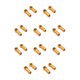 thumbnail image 2 of Vogacara 2 uds soporte de cabeza de bola accesorio de actualización Universal Auto juguete hilo inverso positivo extremos de barra de acoplamiento Dorado 10piezas Vogacara CBP318240, 2 of 6