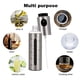 thumbnail image 3 of Diseño elegante: pulverizador de aceite para cocinar, construcción robusta de acero inoxidable y vidrio, fácil de limpiar, a prueba de fugas, 100 ml, juego de 2, 3 of 5