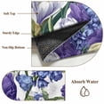 thumbnail image 6 of Runner Rug 2'x6', Spring Flowers Washable Non-Slip Hallway Runner Rugs, Purple Hydrangea Orchid Floral Country Bedside Rugs Floor Mats Carpet Runners for Kitchen Bathroom Laundry Room, 6 of 8