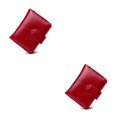 thumbnail image 1 of Minnieouse Cartera de cuero de diseño Simple, monedero plegable para almacenamiento de dinero, portatarjetas de crédito y débito de viaje, Vino rojo 2piezas, 1 of 6