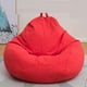 thumbnail image 1 of The color is as shown in the main picture 100*120cm Lazy Sofa Cover Chairs without Filler Linen Cloth Lounger Seat Bean Bag Pouf Puff Couch Tatami Living Room Furniture Cover(only Selling Bean Bags), 1 of 5