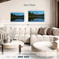 thumbnail image 3 of Elephant Stock Mount Hood Reflection Wall Art - Horizontal Canvas Wall Art - Living Room Wall Decor - Nature Canvas - Black And Blue Decor - 30" x 20", 3 of 4