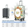 thumbnail image 6 of Fotbe World Travel3 Luggage Cover Protector,Suitcase Protector,Scratch and Dirt Resistant,Fits 18-32 Inch Luggage-X-Large, 6 of 9