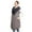 Gray, variant on Wearable Heated Blanket Vest Temperature Removable Design Comfort Fit