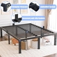 thumbnail image 6 of Bed Frame, Heavy Duty Support 3500 lbs Metal Platform, No Box Spring Needed/Noise Free/Non-Slip/Steel Slat Support/Easy Assembly, 6 of 13